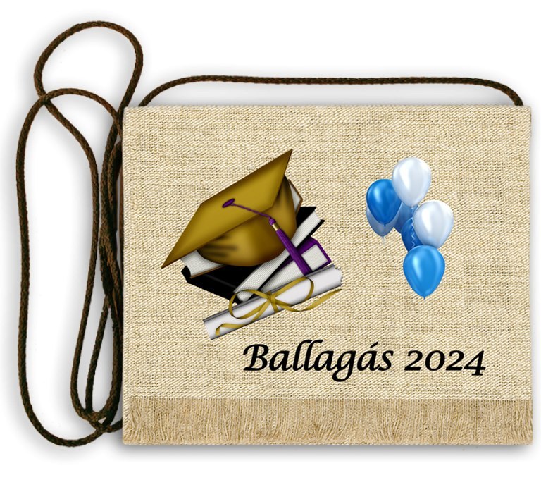 Ballagási tarisznyák festett